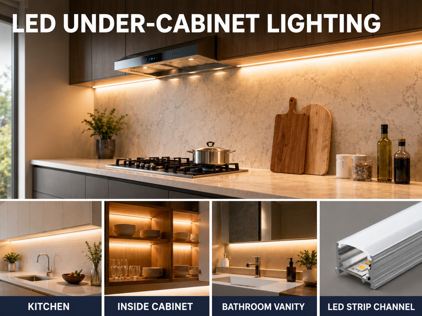 Residential Under-Cabinet & Kitchen Installations Residential Under-Cabinet & Kitchen Installations